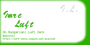 imre luft business card